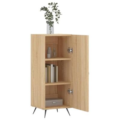 Dressoir 34,5x34x90 cm bewerkt hout sonoma eiken