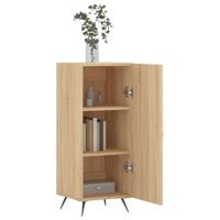 Dressoir 34,5x34x90 cm bewerkt hout sonoma eiken - thumbnail