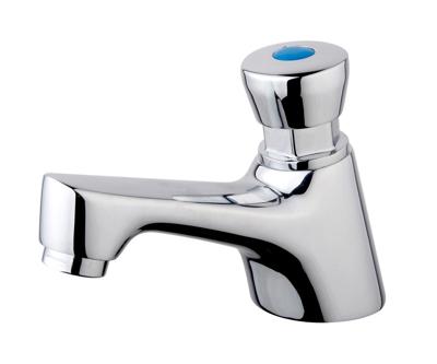 Fonteinkraan zelfsluitend Wiesbaden Autostop | Opbouw | Koudwater kraan | Standaard model | Rond | Chroom