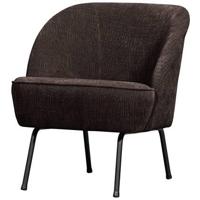Woood Vogue fauteuil chenille donkerbruin - thumbnail
