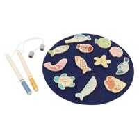 Houten Magnetisch Visspel, 15dlg. - thumbnail