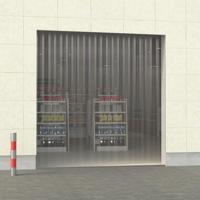 Strokengordijn op rol 3x300 mm 25 m PVC - thumbnail