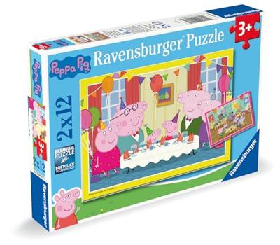Ravensburger Peppa Pig puzzelset - 2 x 24 stukjes - thumbnail