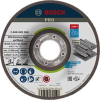 Bosch Accessoires Doorslijpschijven metaal/inox | 115 mm | per 1 | 2608602388 - 2608602388 - thumbnail