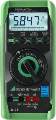 Gossen Metrawatt METRAHIT 2+ Multimeter Kalibratie (DAkkS) Digitaal CAT III 600 V Weergave (counts): 6000 Gossen Metrawatt METRAHIT 2+ Multimeter Kalibratie (DAkkS) Digitaal CAT III 600 V Weergave (counts): 6000