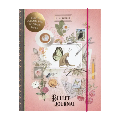 Pimpelmees Bullet Journal PRO Wonderland Peach Wingmonkey Pimpelmees Bullet Journal PRO Wonderland Peach Wingmonkey