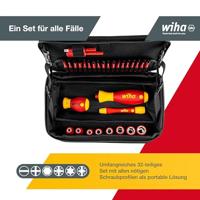 Wiha SlimVario® electric 43465 Gereedschapsetui (met inhoud) Electricien, Handwerker, Leerling, Professioneel, VDE 32-delig (l x b x h) 245 x 170 x 77 mm - thumbnail