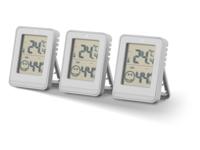 AURIOL Thermo-hygrometer 3-delig (Wit) - thumbnail