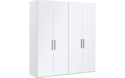 Goossens Kledingkast Easy Storage Ddk, Kledingkast 203 cm breed, 220 cm hoog, 4x glas draaideur