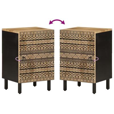 Badkamerkast 38x33,5x58 cm massief mangohout Badkamerkast 38x33,5x58 cm massief mangohout