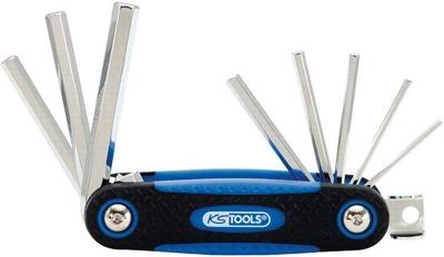 KS TOOLS Ks-tools hoeksleutel set "chromeplus" angled pin wrench 8tlg.