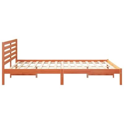 Bedframe Wasbruin 160 x 220 cm Massief grenenhout Bedframe Wasbruin 160 x 220 cm Massief grenenhout