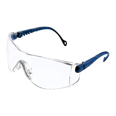 Honeywell Veiligheidsbril | EN 166-1FT | beugel blauw, ring helder | polycarbonaat | 1 stuk - 1004949 1004949