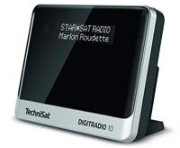 TechniSat DIGITRADIO 10 - DAB+ digitale radio-adapter (OLED-display, Bluetooth, afstandsbediening, wekker, optimaal voor het upgraden van bestaande HiFi systemen) zwart/silver - thumbnail