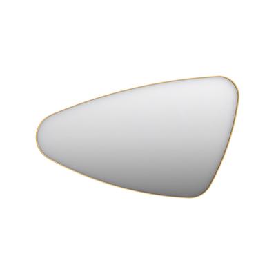 INK SP22 Spiegel - 100x4x60cm - organisch - in stalen kader - links aluminium Mat goud 8409362