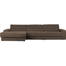 BePureHome Loungebank 'Date' Links, kleur Warm Grijs BePureHome Loungebank 'Date' Links, kleur Warm Grijs