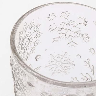 Kare Waterglas Ice Flowers Clear