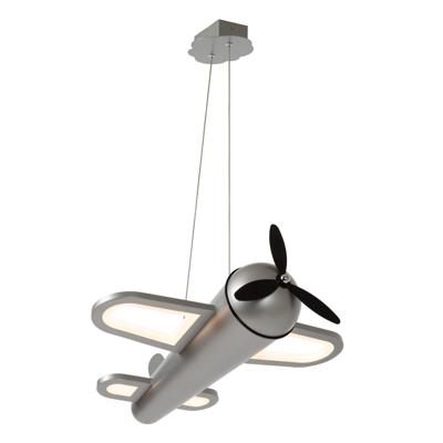 Lucide FOKKER - Hanglamp Kinderkamer - LED - 1x28W 2500K - Grijs ijzer Lucide FOKKER - Hanglamp Kinderkamer - LED - 1x28W 2500K - Grijs ijzer