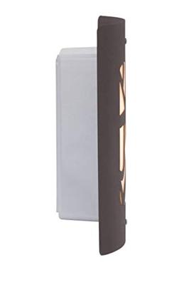 Brilliant Whitney 46380/55 Buitenlamp (wand) Spaarlamp, LED E27 40 W Roest-bruin