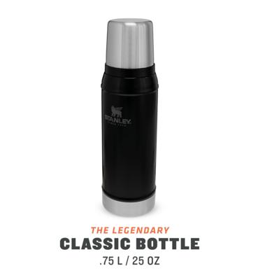 Stanley The Legendary Classic Bottle .75L / 25Oz Isolatiefles Matte Black 750ML