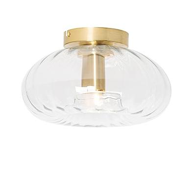 QAZQA Art Deco plafondlamp goud met glas - Ayesha