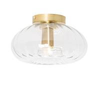 QAZQA Art Deco plafondlamp goud met glas - Ayesha - thumbnail