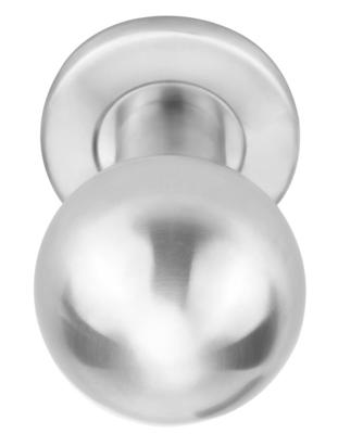 Formani Basics LB501V voordeurknop vast op rozet - mat RVS