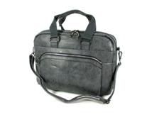 2 vaks PU laptop-tablettas schoudertas ELIANA zwart - thumbnail