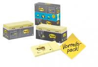 Post-it Notes, ft 38 x 51 mm, geel, blok van 100 vel - thumbnail