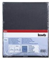 kwb 820424 Schuurpapier Korrelgrootte (num) 240 (l x b) 280 mm x 230 mm 5 stuk(s) - thumbnail