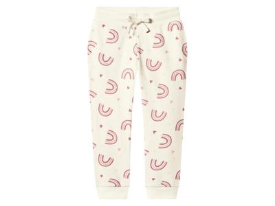lupilu Kinder joggingbroek (Wit/lichtroze, 98/104) lupilu Kinder joggingbroek (Wit/lichtroze, 98/104)