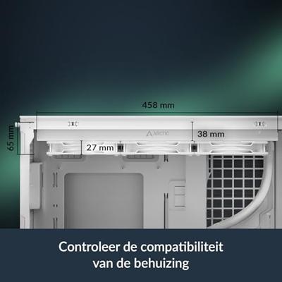 Arctic Cooling Liquid Freezer III Pro 420 A-RGB (White) - thumbnail