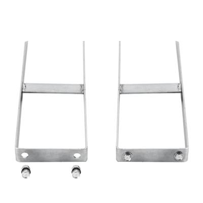 VidaXL Grondpinnen voor hkc schutting 2 st 40 cm staal