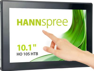 Hannspree HO 105 HTB Touchscreen monitor Energielabel: C (A - G) 25.7 cm (10.1 inch) 1200 x 800 Pixel 16:10 25 ms VGA, HDMI, USB IPS LCD
