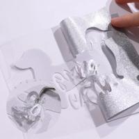 LOKLiK • flexfolie glitter wit 30,5x90cm - thumbnail