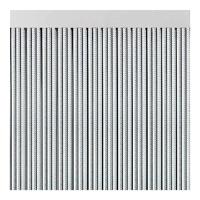 Gordijn Acudam S-350 Deuren Bruin Buitenkant PVC Aluminium Tapes/banden 90 x 210 cm - thumbnail