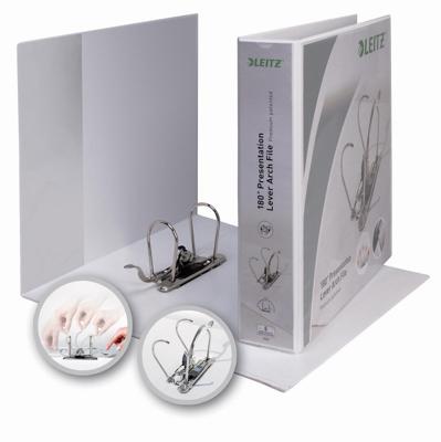 Leitz Presentatie-ordner Premium 4225 DIN A4, Bovenbreedte Rugbreedte: 80 mm Wit 42250001 1 stuk(s)