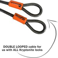 Kryptonite slotkabel double loop kryptoflex 525 - thumbnail
