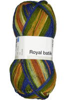 Royal batik Breigaren - Blauw - thumbnail
