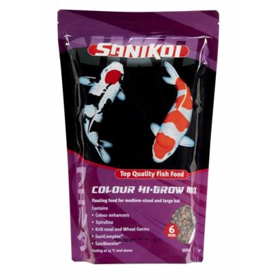 SaniKoi Colour hi-grow mix visvoer 6mm - 3 liter SaniKoi Colour hi-grow mix visvoer 6mm - 3 liter