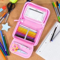 Baagl Etui - Pennenzak Mopshond Pootjes 1-rits - thumbnail