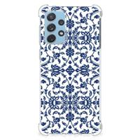 Samsung Galaxy A73 Case Flower Blue - thumbnail
