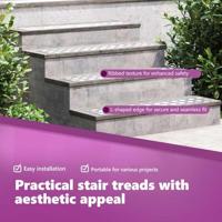 VidaXL Trap tread rechthoekig 2 pcs zilver 90 x 20 cm aluminium - thumbnail