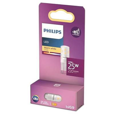 Philips LED 929003790501 LED-lamp Energielabel E (A - G) G9 Speciale vorm 2 W = 25 W Warmwit (Ø x l) 14 mm x 43 mm 1 stuk(s) Philips LED 929003790501 LED-lamp Energielabel E (A - G) G9 Speciale vorm 2 W = 25 W Warmwit (Ø x l) 14 mm x 43 mm 1 stuk(s)