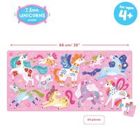 Banana Panda - ik hou van eenhoorns puzzel - 60st. - thumbnail