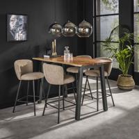 Industriele Boomstam Bartafel 'Judge' 147 x 80cm - thumbnail