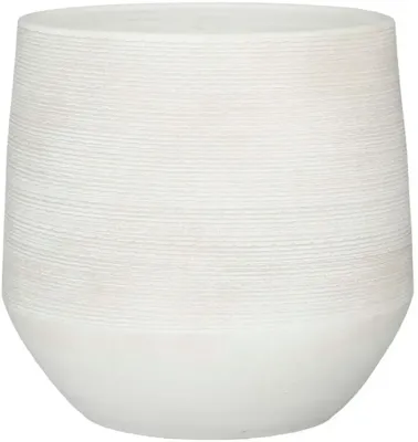 Mica Decorations bloempot Evora 37x34cm off white