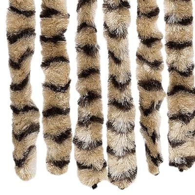 VidaXL Vliegengordijn 100x200 cm chenille beige en bruin