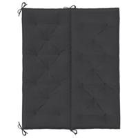 VidaXL Tuinbankkussen 120x(50+50)x7 cm oxford stof zwart - thumbnail