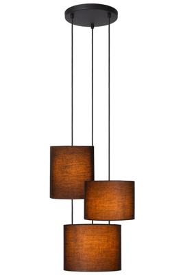 Lucide MAYA - Hanglamp - Ø 46 cm - 3xE27 - Zwart Lucide MAYA - Hanglamp - Ø 46 cm - 3xE27 - Zwart